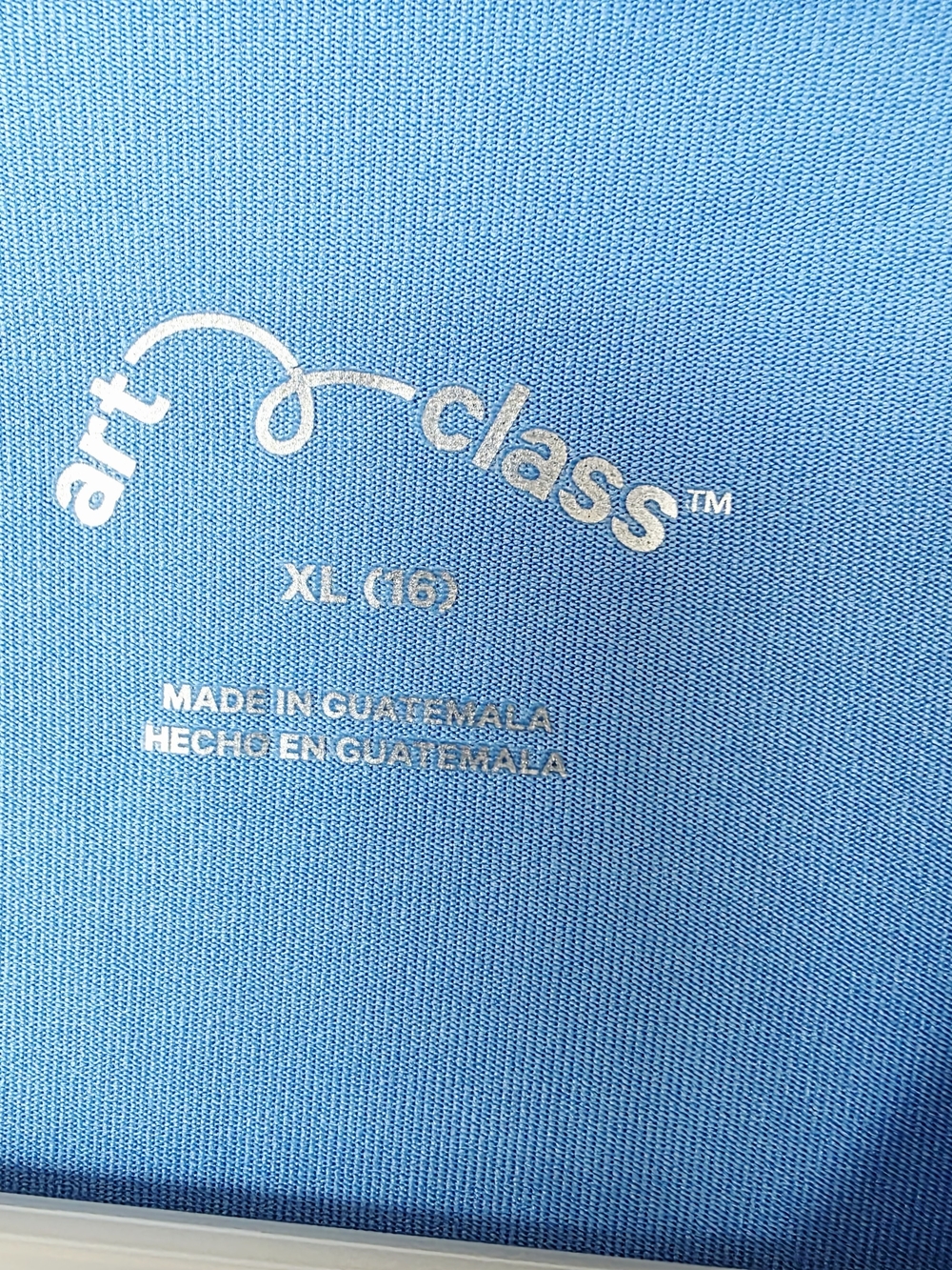 art class Blue Youth Rash Guard Top - Picture 4 of 4